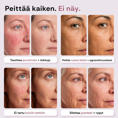 Kakiya sävyyn mukautuva anti-age-meikkivoide