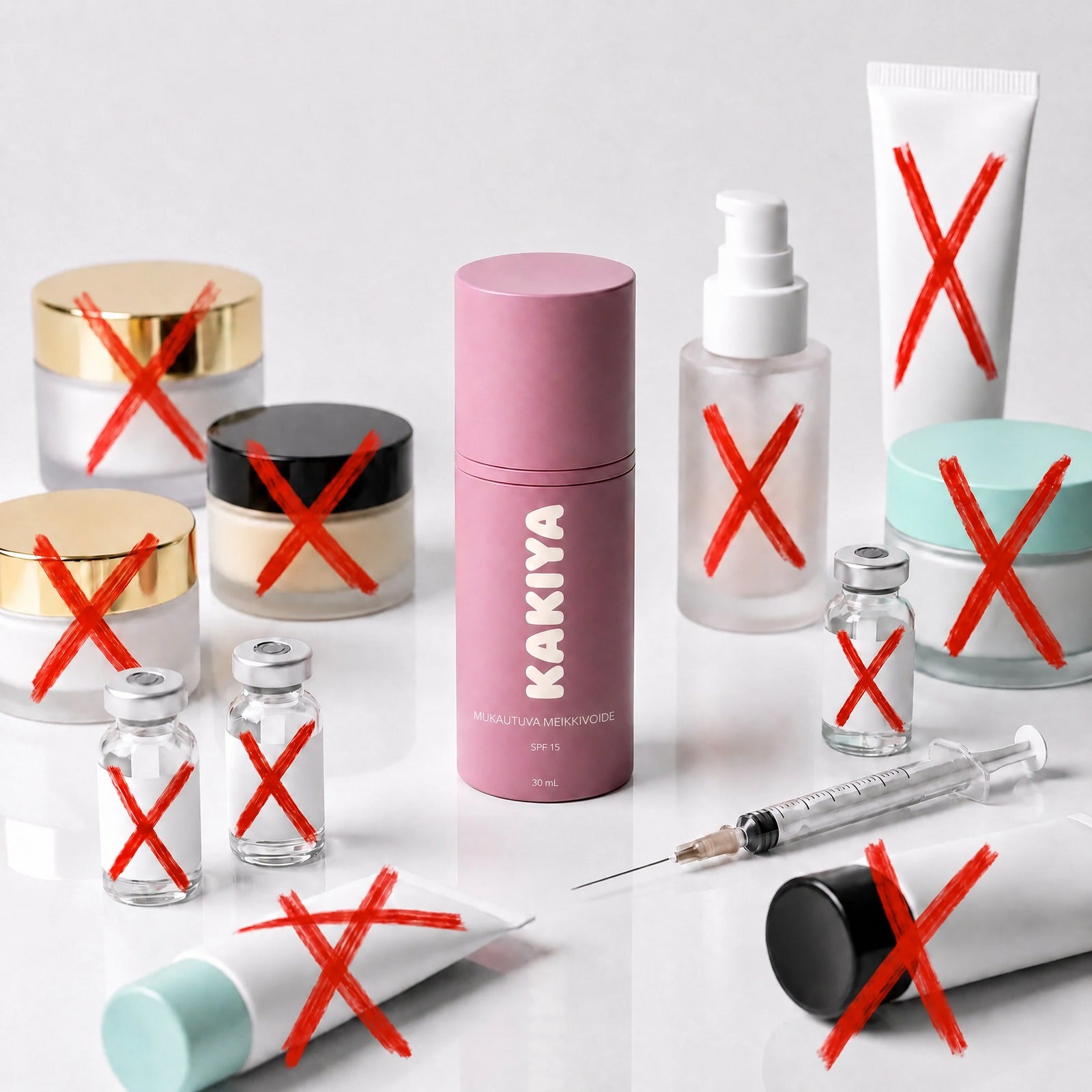 Kakiya vastaan voiteet ja Botox